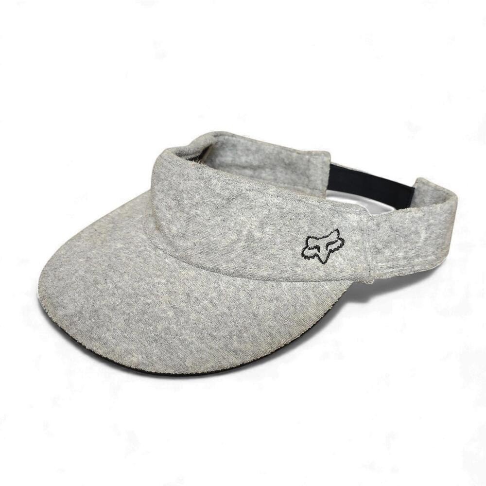 Fox Head Racing Gray Heathered Terry Cloth Visor‎ Cap Men's Adjustable